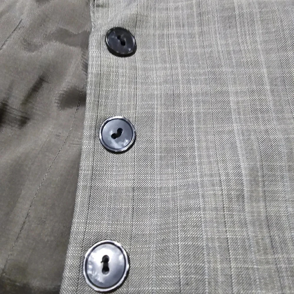 Classiques Entier Atelier Rounded Hem Blazer, Taupe & Beige Plaid, Sz 12, EUC! - Picture 7 of 11